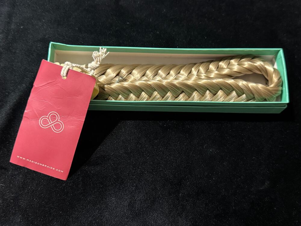 Madison Braids Ashy Highlighted Halo Braided Headband NEW